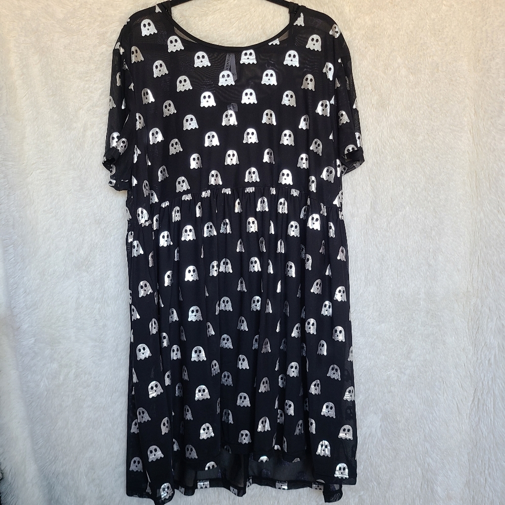 Hot Topic Metallic Ghost Dress